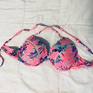 Floral bikini top with push up!